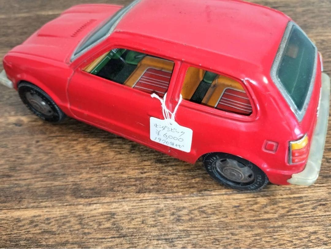HONDA CIVIC 1970s Showa Retro Tinplate Model