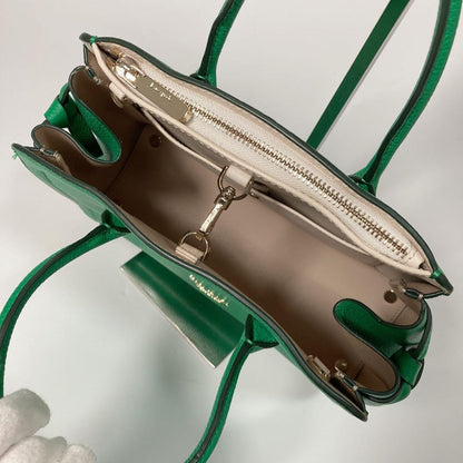 Kate Spade 2way Handbag Shoulder Bag Knot Medium Satchel Green