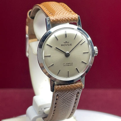 ROYCE SWISS-MADE HAND-WOUND 17-JEWEL LADIES WRISTWATCH 1960S VINTAGE