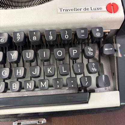 Showa Retro OLYMPIA Typewriter with Case Antique Miscellaneous Goods