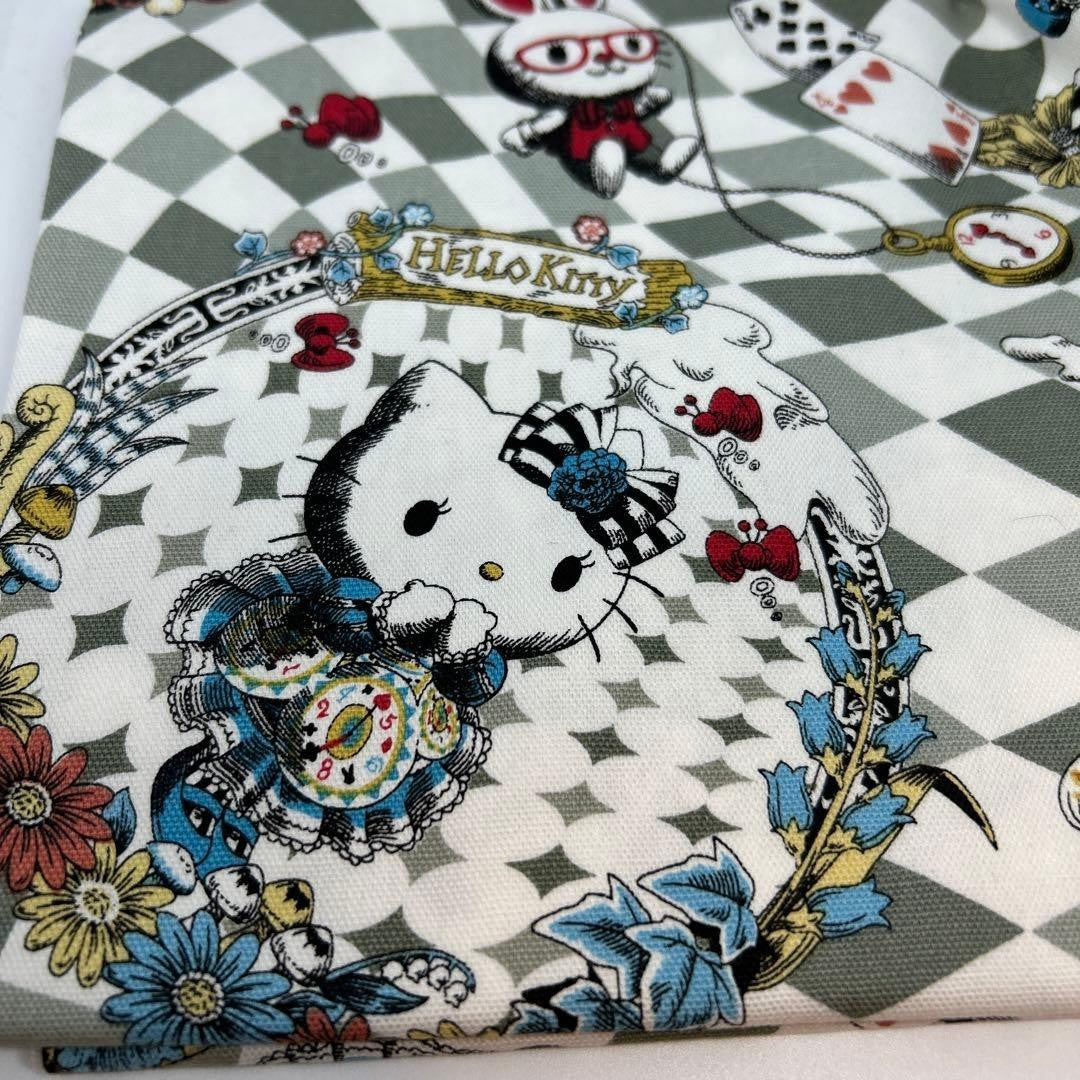 Rare Sanrio Hello Kitty Alice in Wonderland 55x50cm, Japan, Used