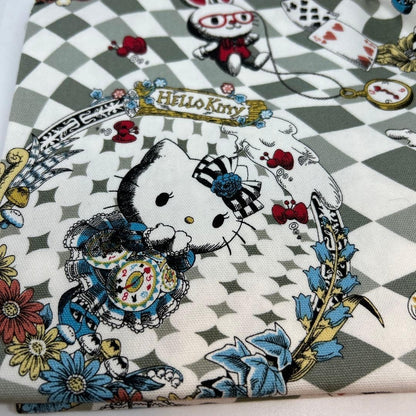 Rare Sanrio Hello Kitty Alice in Wonderland 55x50cm, Japan, Used