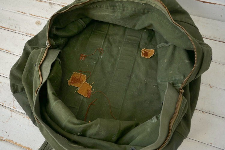 Military US Army USAF LIGHTNING Zipper Vintage Flyers Kit Bag Boston Bag USA