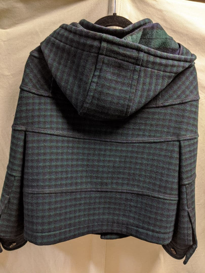 tricot COMME des GARCONS Check Hooded Jacket Coat Women Japan Size JPN-M
