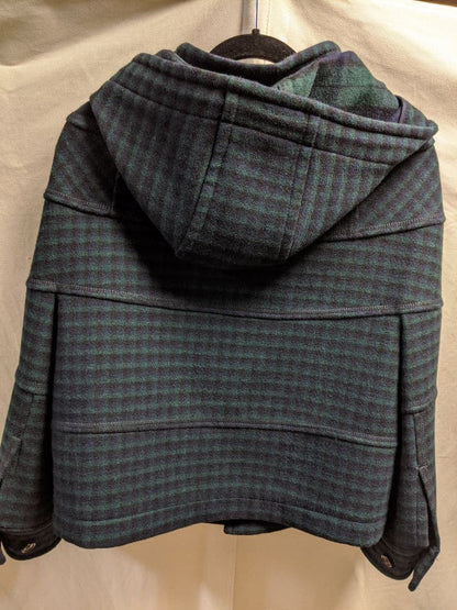 tricot COMME des GARCONS Check Hooded Jacket Coat Women Japan Size JPN-M
