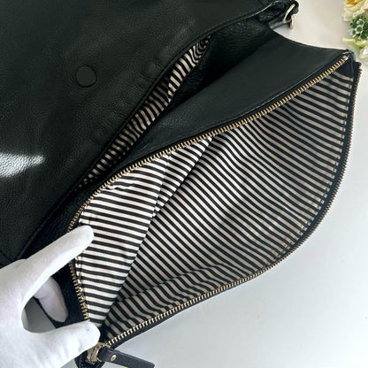 Kate Spade Genuine Leather Tote Bag Large Capacity Business Bag Black