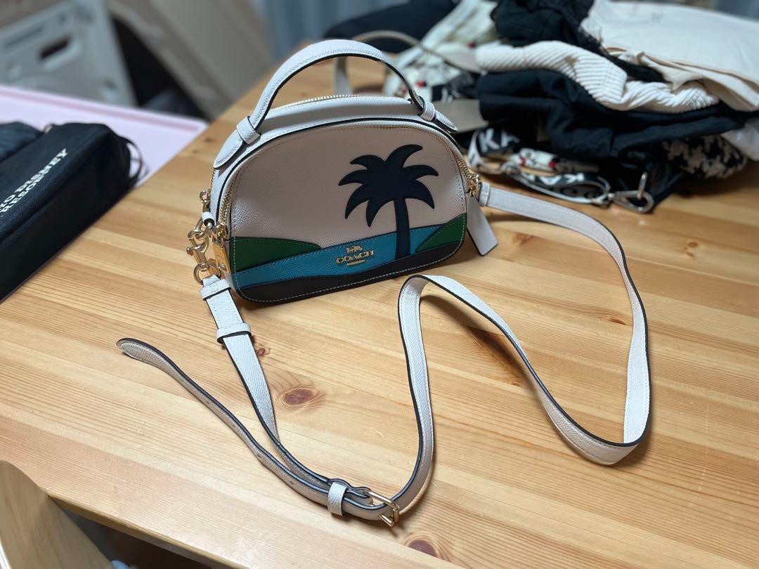 COACH Palm Tree Crossbody Shoulder Bag