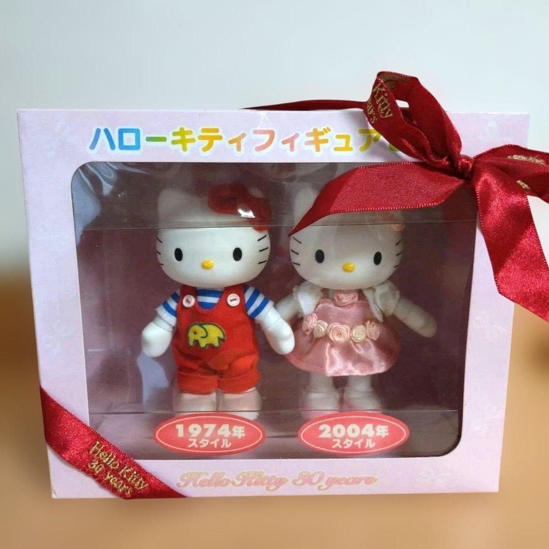 Hello Kitty 30th Anniversary Figure Articulated Vintage Sofubi Retro Rare
