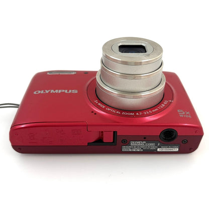OLYMPUS VG-180 Red Compact Digital Camera in good working order