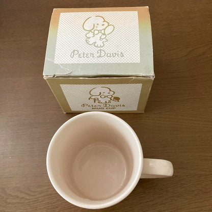 Sanrio Vintage 1990 Unused Peter Davis Mug Showa Retro Rare w/ Box