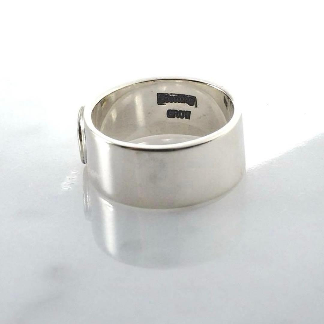 Sterling Silver 925 Ingot Thunderbird Flat Ring, US Size 10