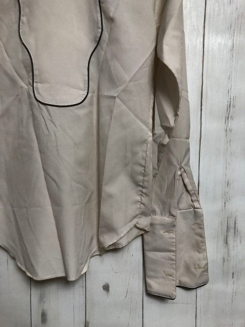 Vintage 70s H BAR C Western Shirt Long Sleeve USA Made Size 32