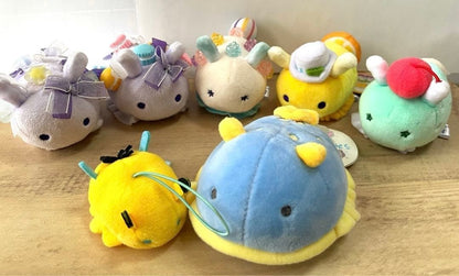 Palm-Sized Yumemiushi Sea Slug Plush Set