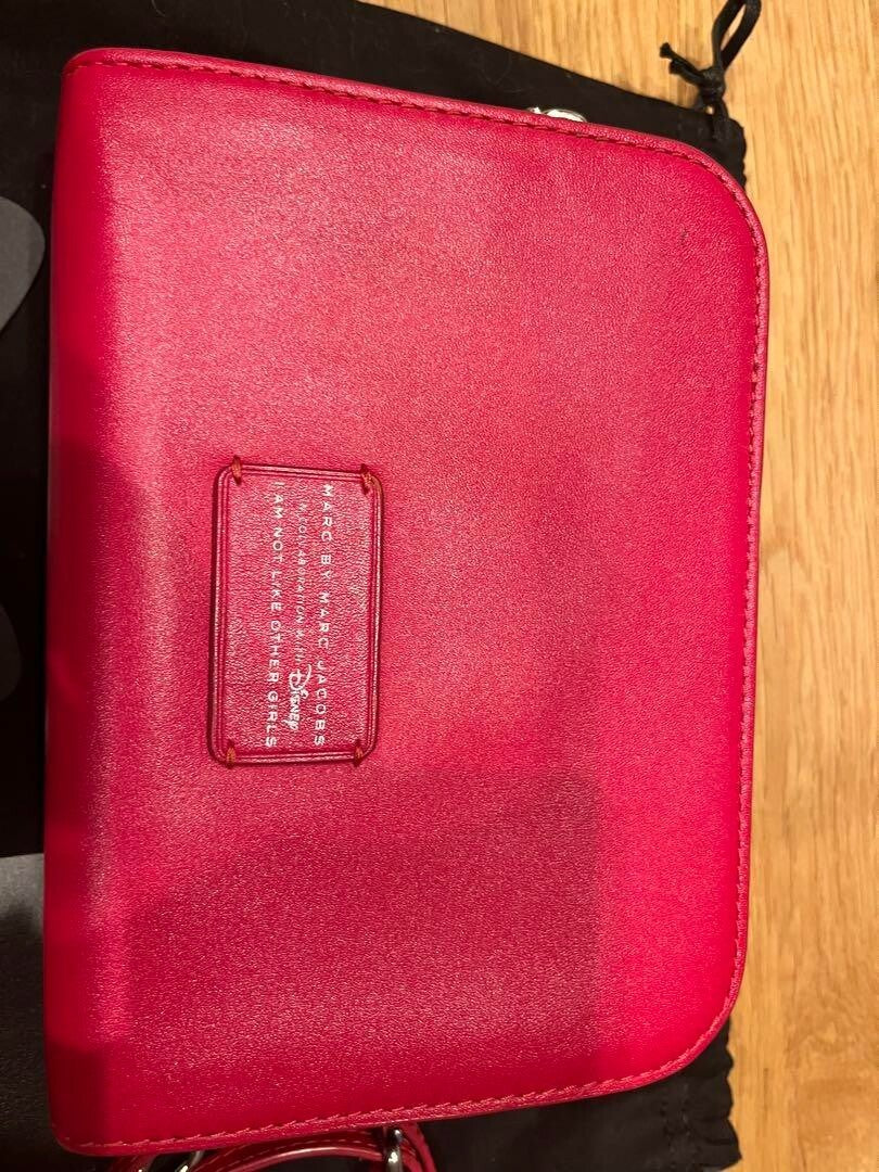 Marc Jacobs Disney Collaboration Bag Red Genuine Leather Limited Edition