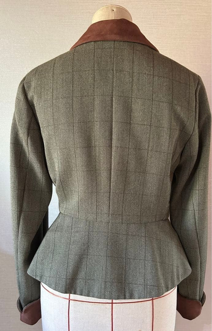 Vivienne Westwood Red Label Tailored Wool Jacket Green Check M