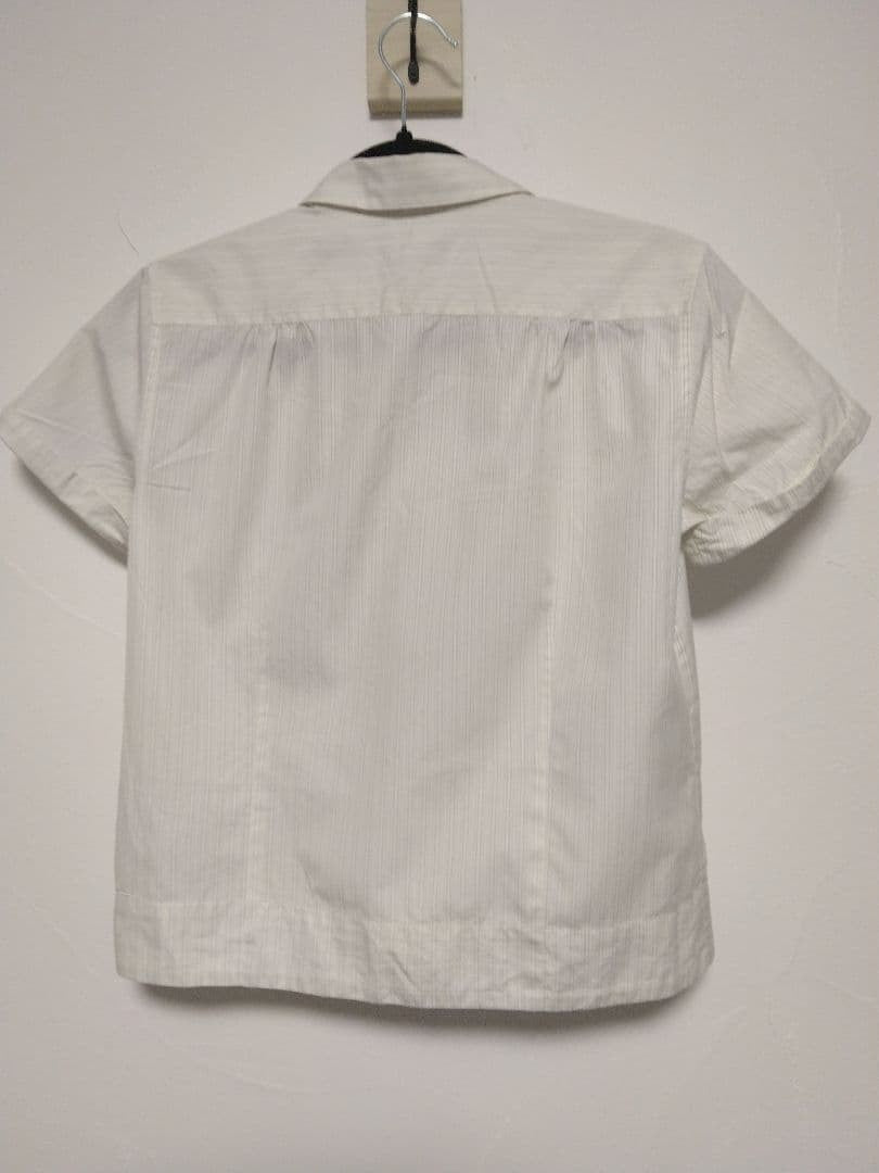 Margaret Howell Short Sleeve Blouse M Size 100% Cotton