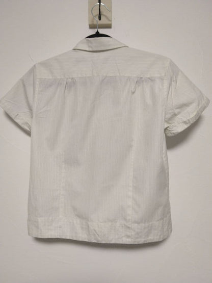 Margaret Howell Short Sleeve Blouse M Size 100% Cotton