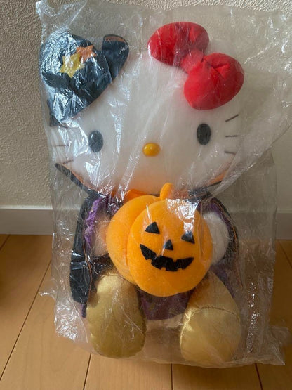 Sanrio Hello Kitty Plush Toy Yokohama Halloween 2003 Good Condition Very Rare