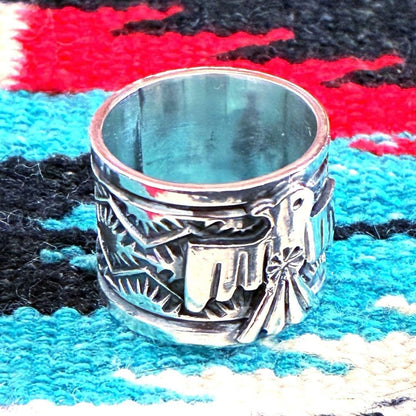 Indian Jewelry Sunshine Reeves Thunderbird Ring