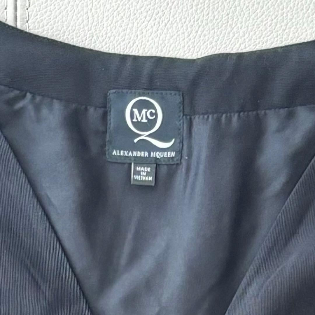McQ Alexander McQueen Dress Waist Ribbon Black Size XS