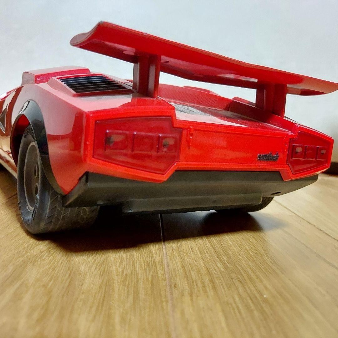 Lamborghini Countach LP500 Showa Retro Toy Radio-Controlled Car Atcomi Super