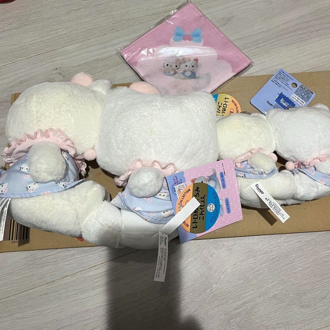 Yoshitoku Retro Plushie ÁESanrio Characters Hello Kitty ✁ECreamy Neko