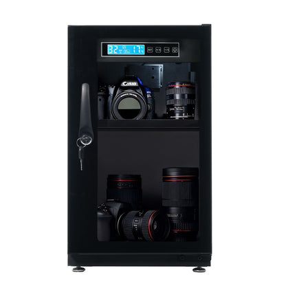 40L humidity-proof cabinet with built-in LED lighting for cameras and lenses
