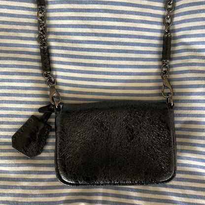 Anya Hindmarch Pouch Mini Shoulder Bag Black from Japan
