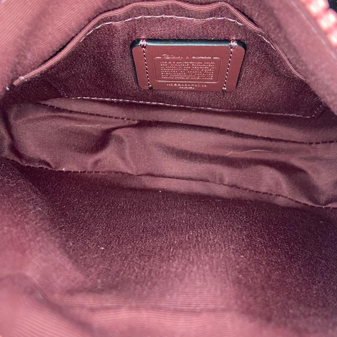 COACH Disney Mickey Pink Leather Crossbody Bag Limited Authentic Rare