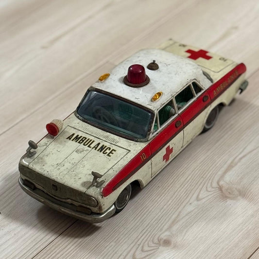 【Old Tin Automobile】 Toyopet Crown AMBULANCE Emergency Vehicle