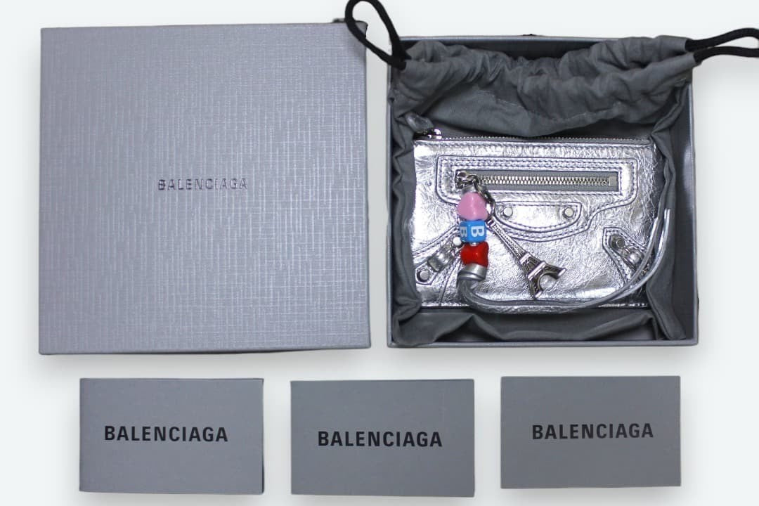 BALENCIAGA Le City Long Coin and Card Holder Pink Leather Japan Exclusive Rare