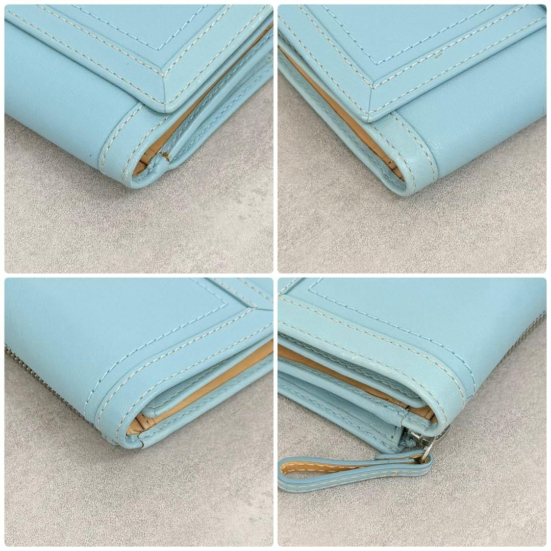 COACH Long Wallet 2-Piece Set Soho Turquoise Blue