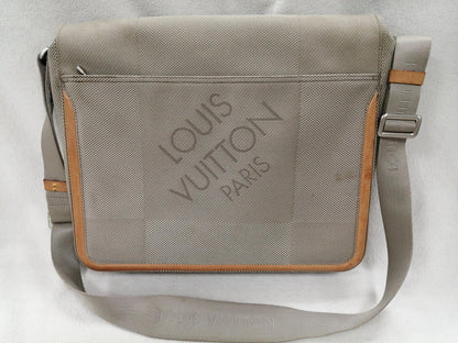 Louis Vuitton Damier Geant Mesage Crossbody Messager Bag M93031 Authentic