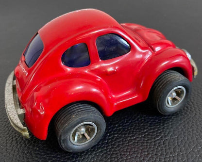 Rare 1990s retro antique fancy miniature car tinplate red WAGEN