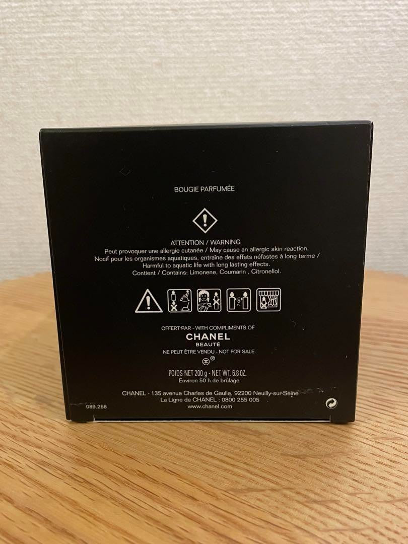 Chanel Novelty Candle Aroma Black
