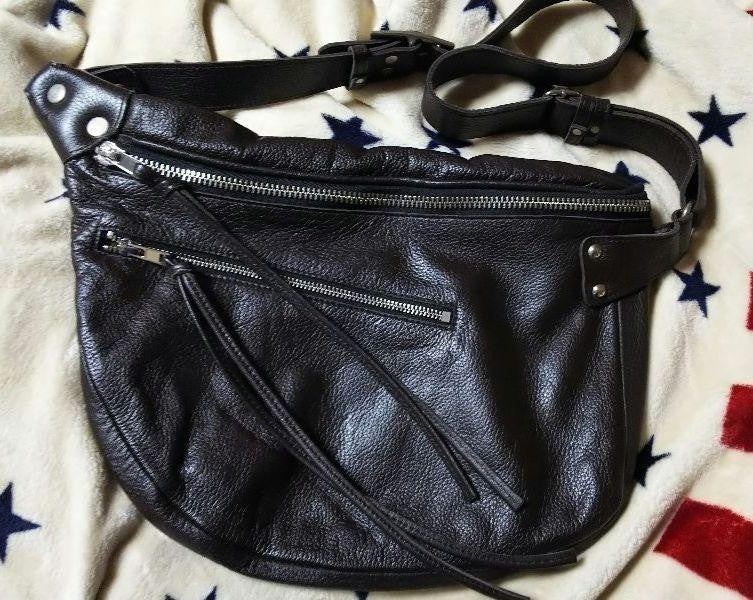 Other Brands sitry Shoulder Bag Leather BLK from Japan