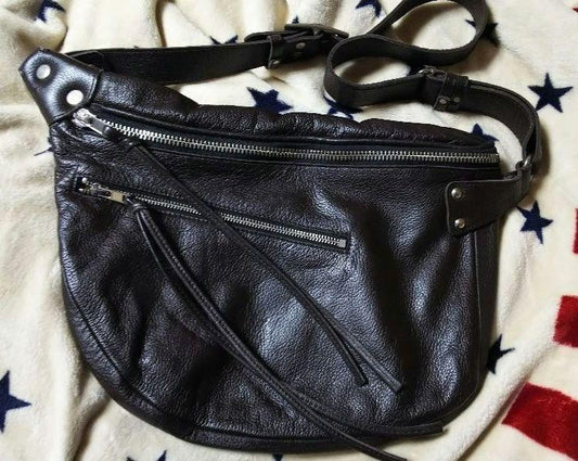 Other Brands sitry Shoulder Bag Leather BLK from Japan