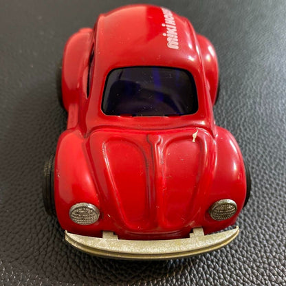 Rare 1990s retro antique fancy miniature car tinplate red WAGEN