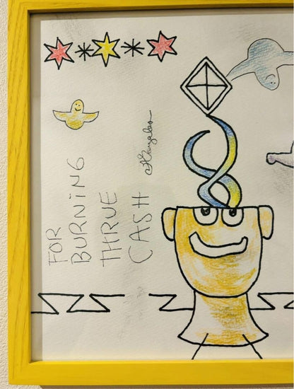 Mark Gonzalez Art Original Painting sup Basquiat GONZ