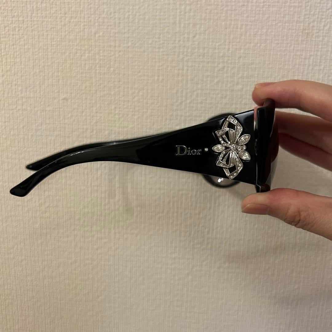 DIOR FROUFROUF Christian Dior Black Sunglasses Bijou Women