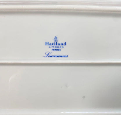 Rare Haviland Limoges Louveciennes Cake Plate Platter Vintage France Used Ex+