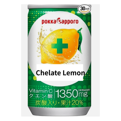Pokka Sapporo Kireto Lemon x 30 Lemon Soda From JAPAN VitaminC Citric Acid