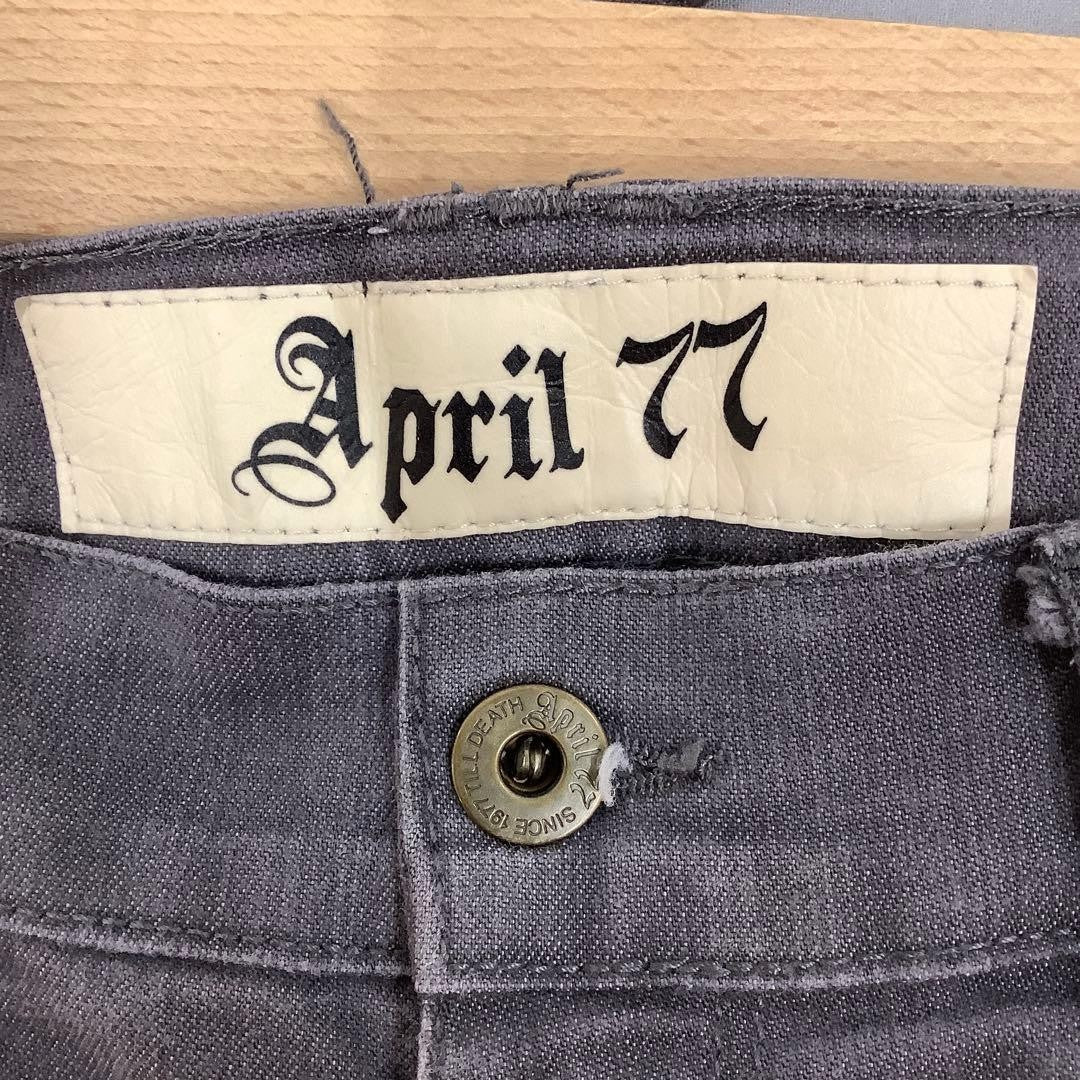 April77 Skinny Denim Jeans Women's Size 30 Grey