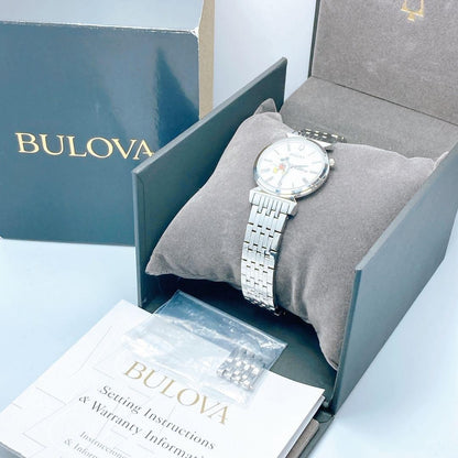 Bulova Mickey Mouse Disney Round Watch Rare" Used