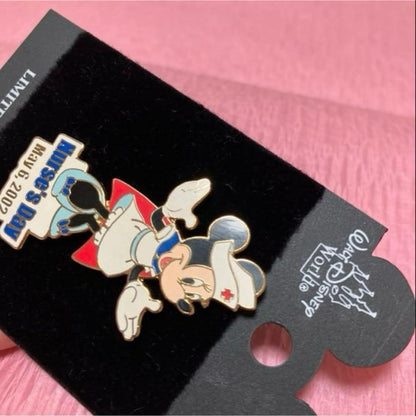 Disney Nurse Day 2002 Minnie Mouse Pin Limited Edition WDW Rare