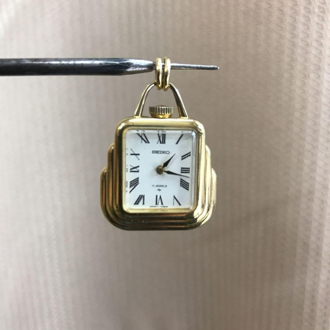 Seiko Analog Manual Women Necklace Top Type Hand-Wound Watch, Operation Confirme