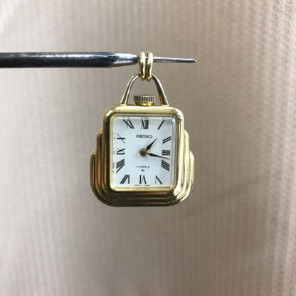 Seiko Analog Manual Women Necklace Top Type Hand-Wound Watch, Operation Confirme