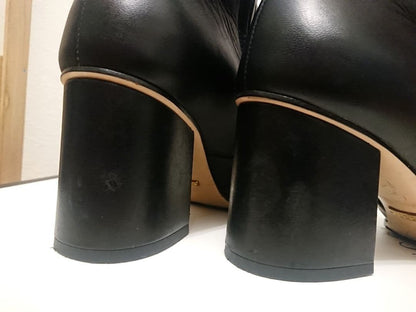 GUCCI GG Marmont Fringe Boots Black Women’s Shoes US 7.5 Authentic