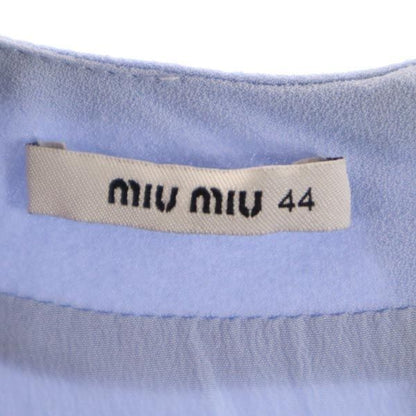 MIUMIU made in Italy Short sleeve French sleeve one piece 44 Blue Women