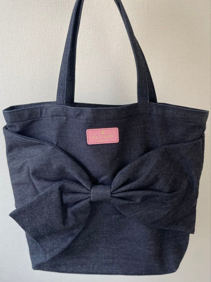 Kate Spade New York Denim Tote Bag with Interior Pocket Excellent Conditi